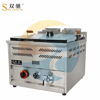 SC-73A 燃气炸炉单缸双筛