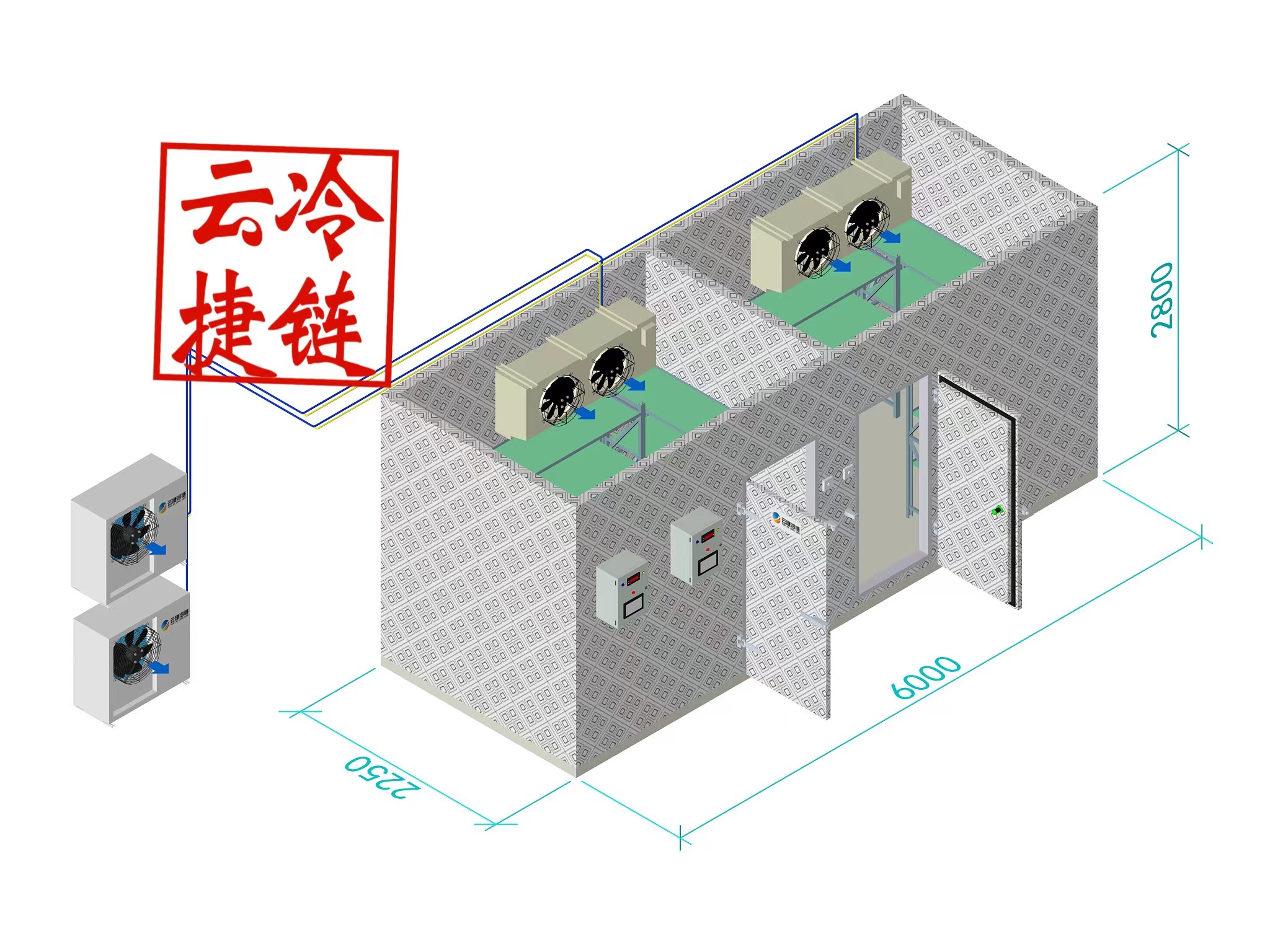 商厨冷库模型 