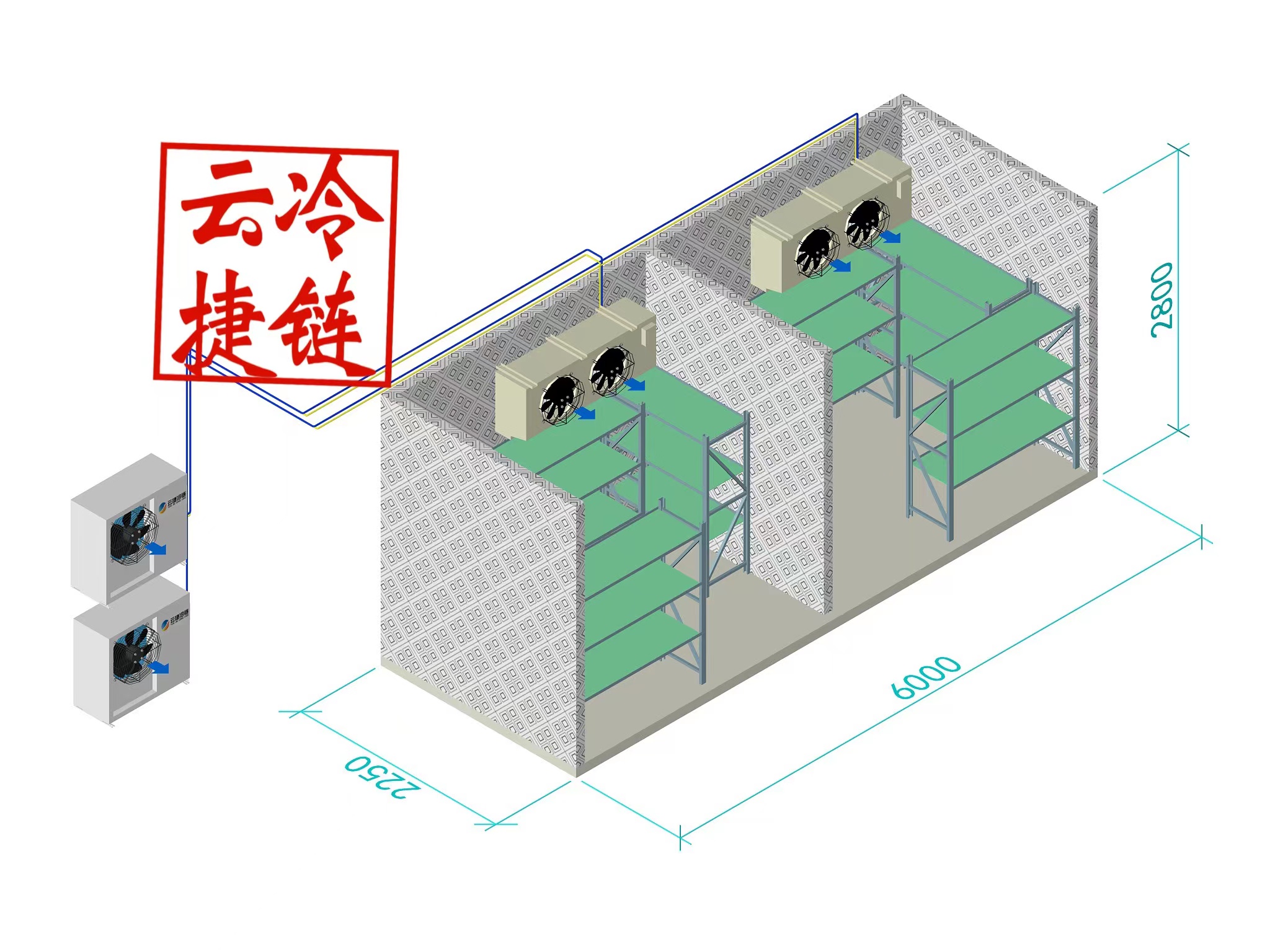 商厨冷库模型 