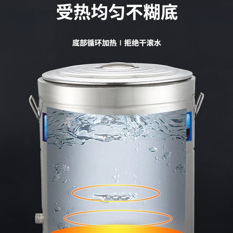 豪华不锈钢煮面桶商用快速电燃气快速多功能汤面炉保温蒸煮桶批发