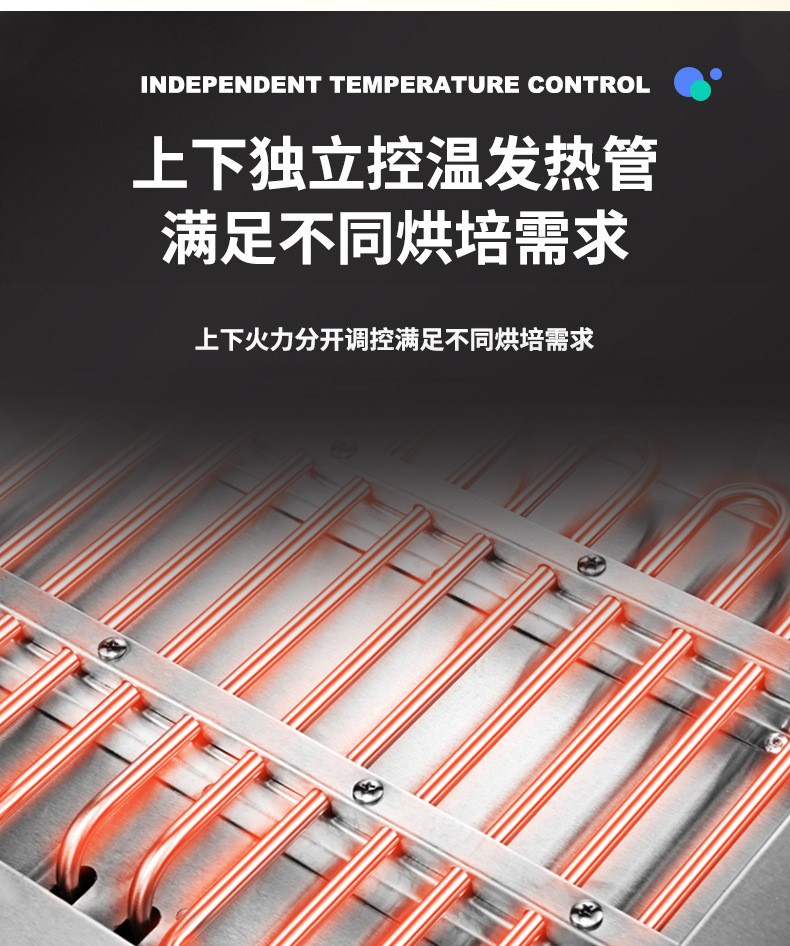 荣煌烤箱商用一层一盘温控烤箱
