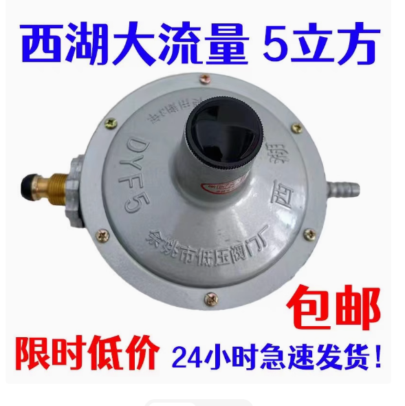 商用煤气阀液化气低压阀西湖大流量2立方5立方减压阀钢瓶阀门配件