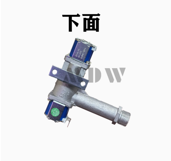 格优商用燃气蒸汽机配件DC24Ｖ双电磁阀煮面油炸炉调火节气控制阀