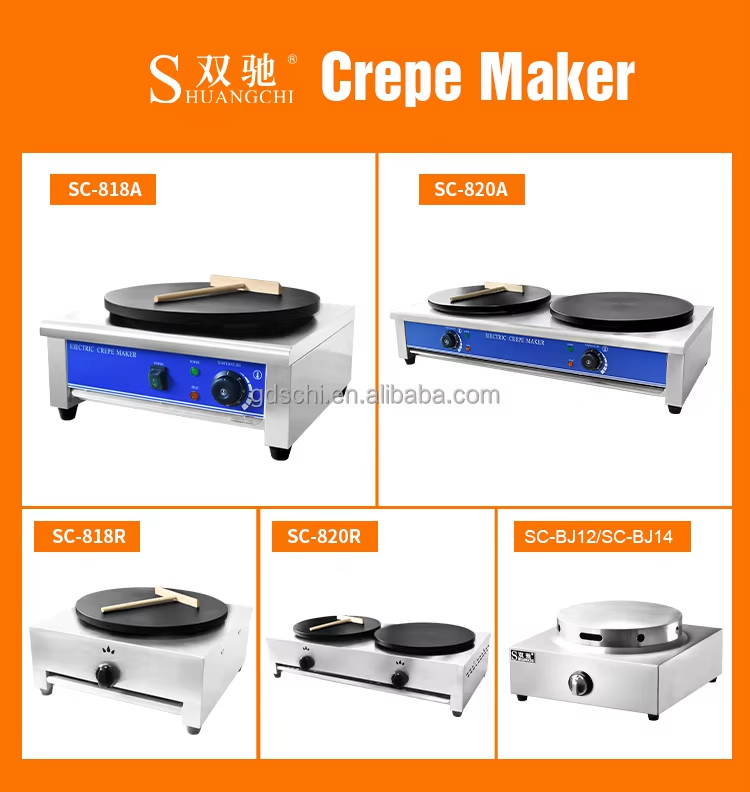 电热班戟炉SC-818A简单易做手抓饼煎饼果子等