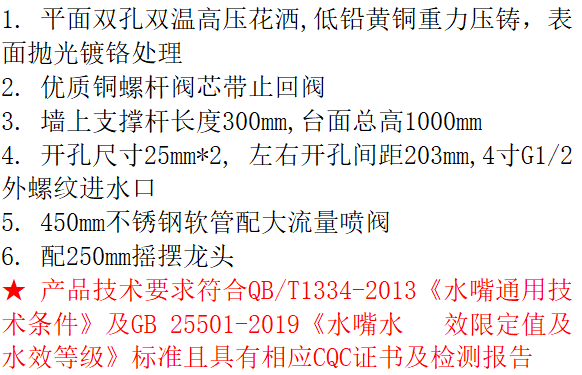 LG-PR3001C-AO  铜8寸平面花洒带摇摆
