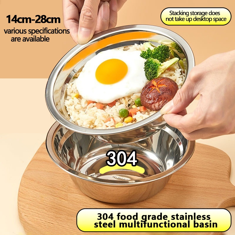 不锈钢圆盆 Stainless steel round basin