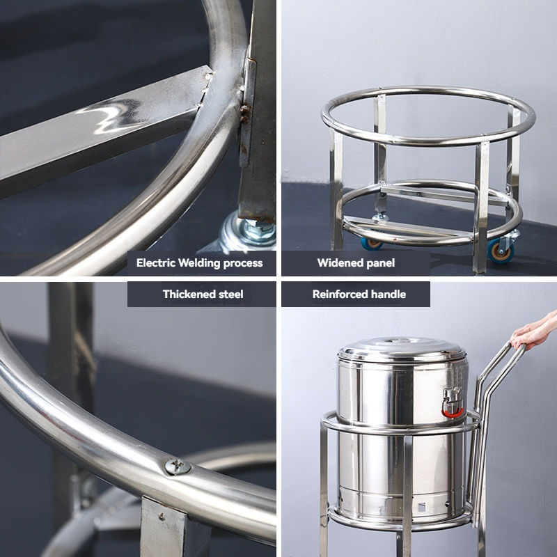  不锈钢汤桶架锅 Stainless steel soup bucket pot