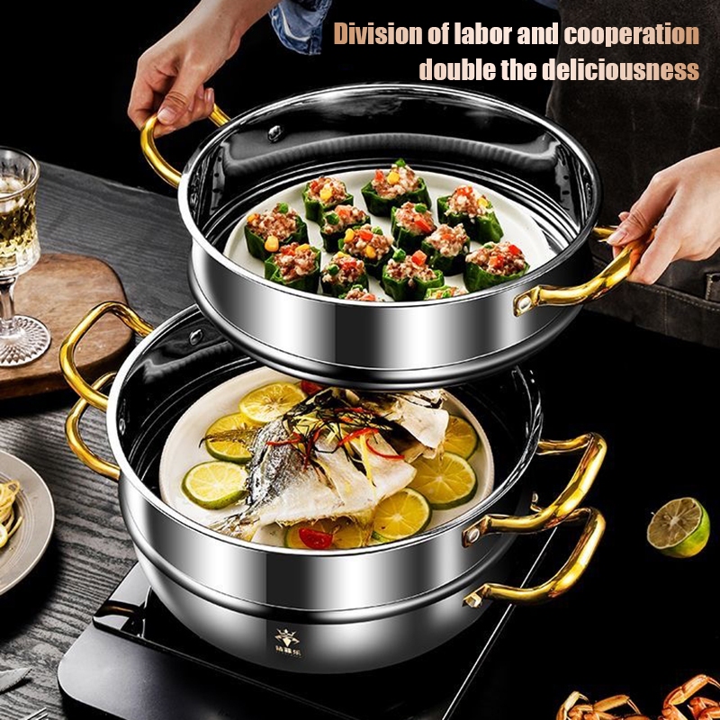 三层蒸锅 Three-layer steamer
