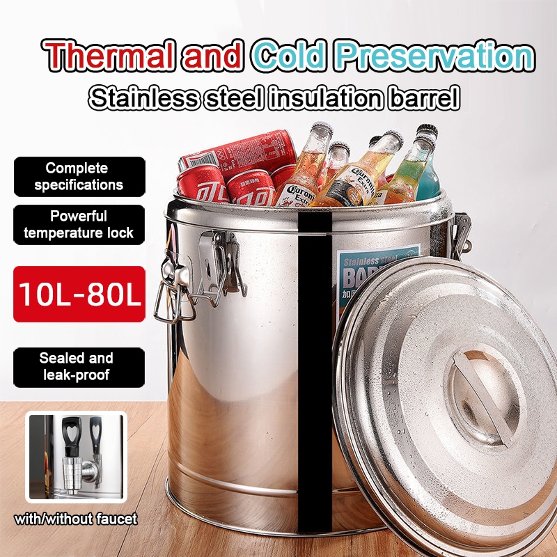 不锈钢双层保温桶  Stainless steel double-layer insulation barrel