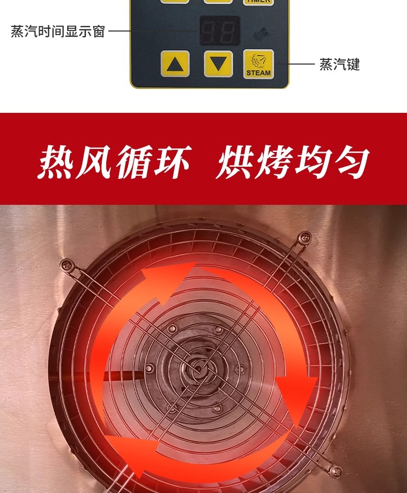 热风循环烤炉 5盘/8盘/10盘