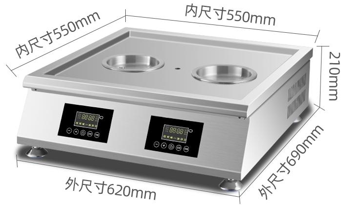 常规纯净水款双头炉（横款）