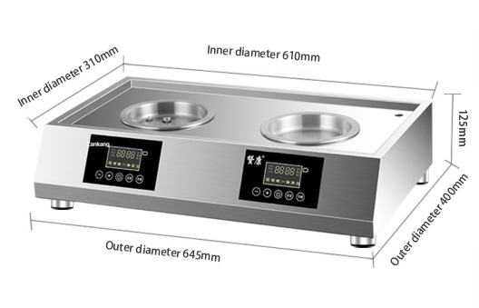 商用双控蒸汽炉6KW/8KW自来水款