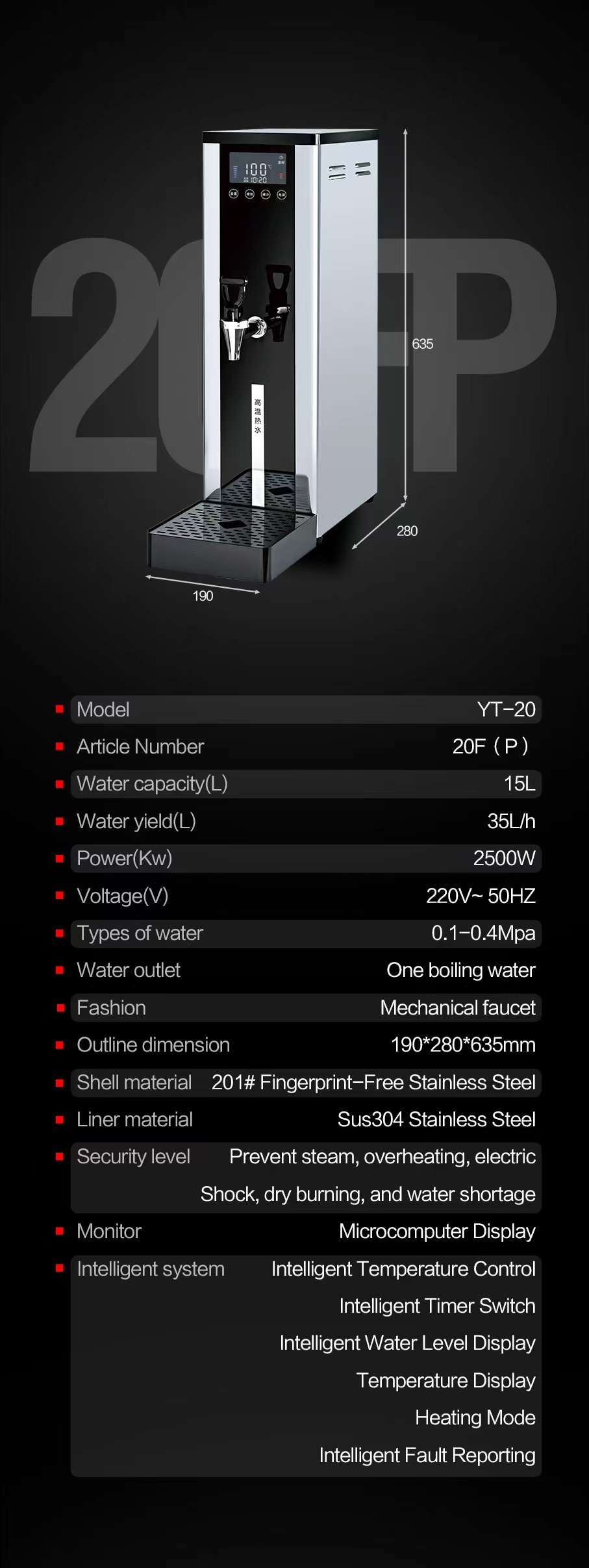 Bar Counter Machine FP Series