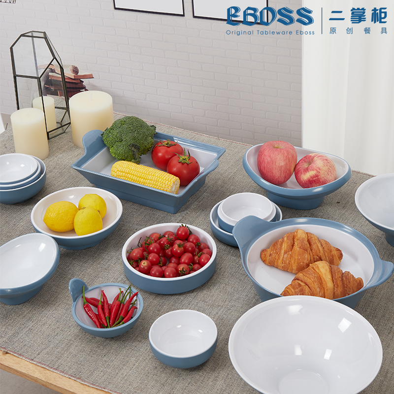 二掌柜/Eboss双色密胺餐具