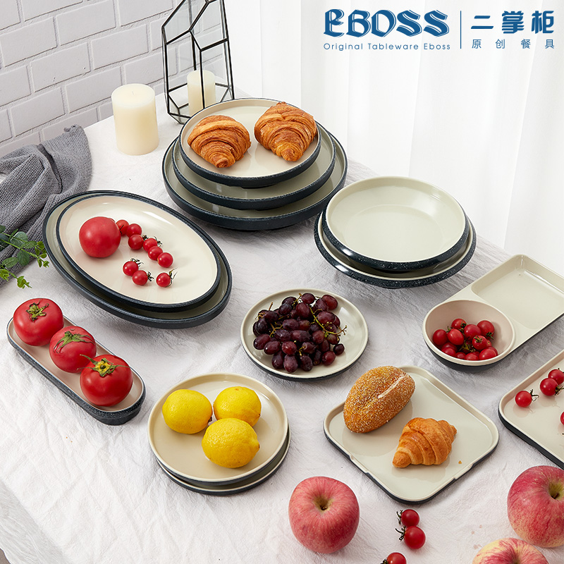 二掌柜/Eboss双色密胺餐具