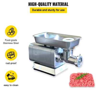 锦坤RY-12S 电动 1100W 不锈钢自动绞肉机 120KG/h 适用于餐厅和农场 全新