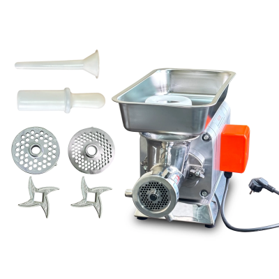 锦坤RY-12S 电动 1100W 不锈钢自动绞肉机 120KG/h 适用于餐厅和农场 全新