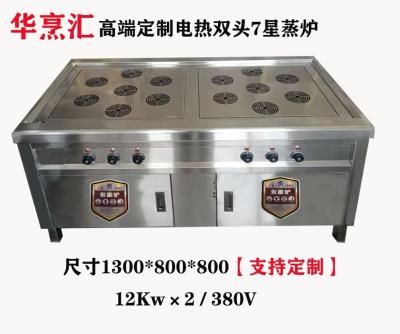 【华烹汇】工程款高端定制   ▶︎▶︎内圆外方 304蒸煮设备   ▶︎ 电热/天然气/液化气系列