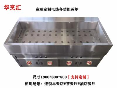 【华烹汇】工程款高端定制   ▶︎▶︎内圆外方 304蒸煮设备   ▶︎ 电热/天然气/液化气系列