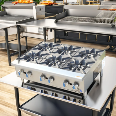 Restaurant equipment gas stove burner heavy stainless steel indoor and outdoor hot plate