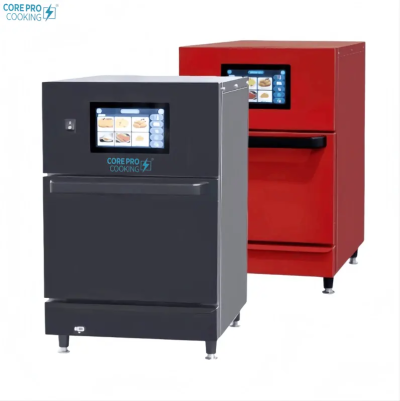 Commercial High Speed Smart Fast Oven | Countertop Convection Microwave Combination Oven Touch Control LED Display Bakery Use