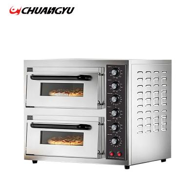 Pizza tart in electric oven