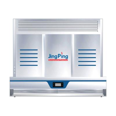 Ductless Stainless Steel Commercial Range Hood 99% Oil Smoke Filtration