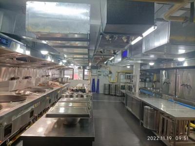Jingping Ductless Commercial Kitchen Hood Stainless Steel Touch